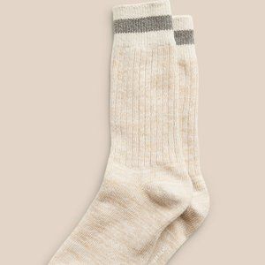 Banana Republic Ivory Melange Boot Sock